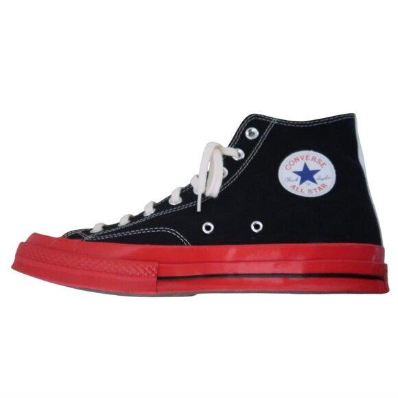 COMME DES GARCONS Play x Converse high top sneakers M 11 W 13 - Picture 2 of 10